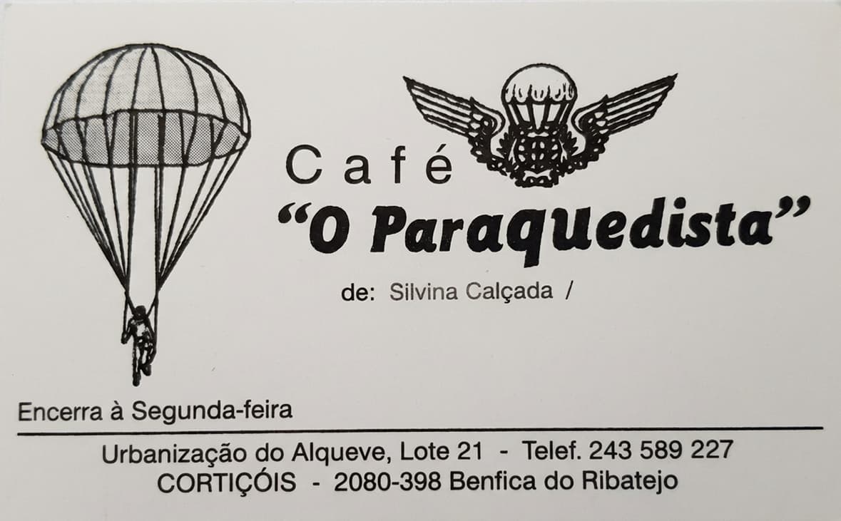 Logótipo cafe-paraquedista