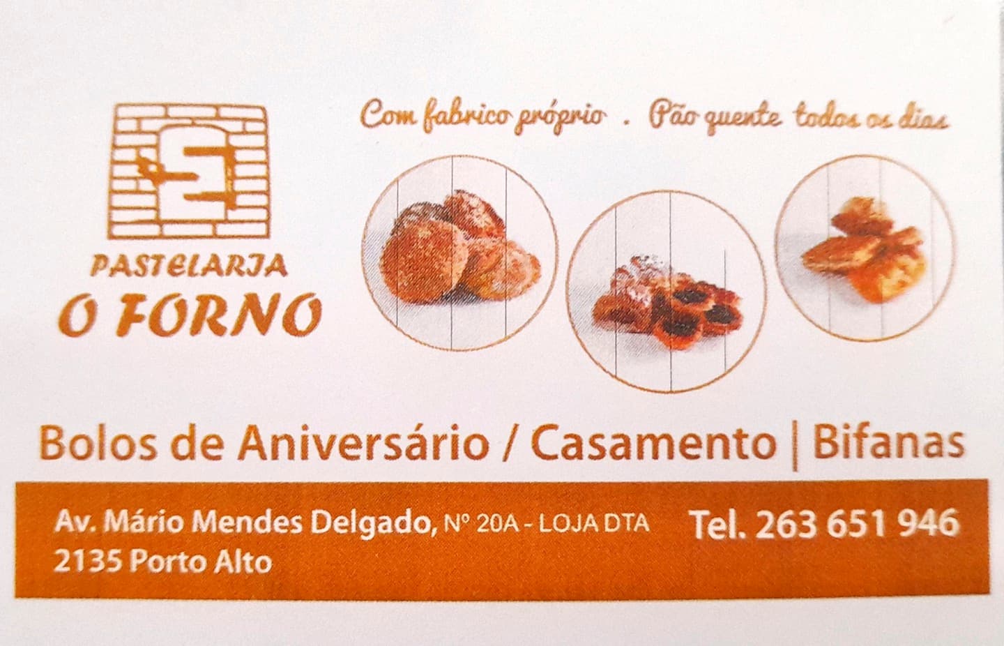 Logótipo pastelaria-o-forno